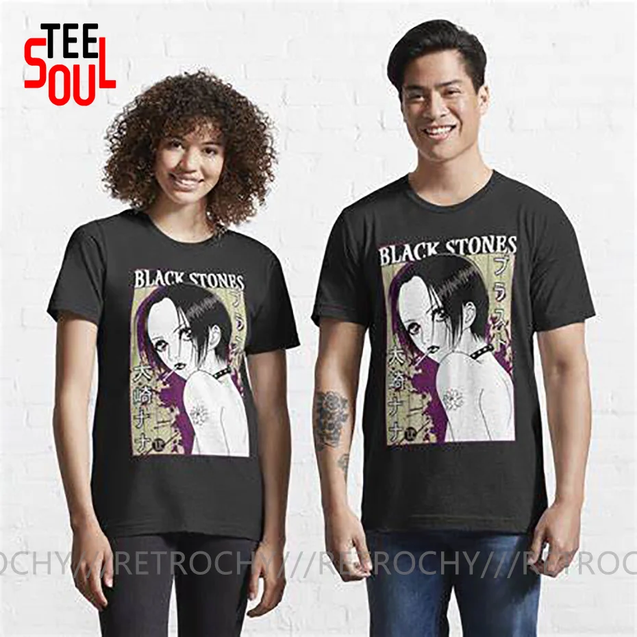 

Футболка женская/Мужская винтажная, топ с рисунком бабушки Осаки, Аниме Манга, топ в стиле унисекс, для влюбленных пар, лето