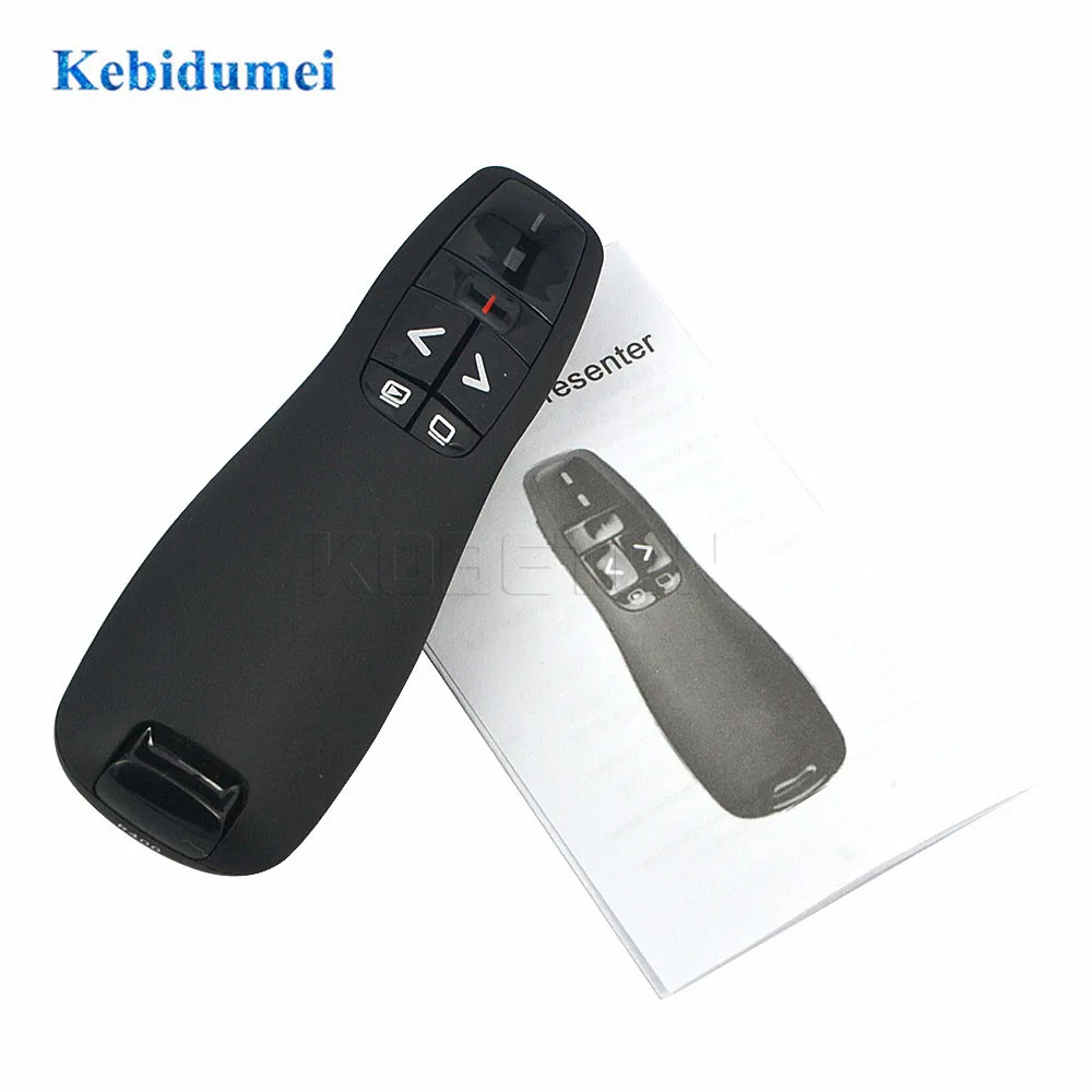 Беспроводная лазерная указка Kebidumei R400 USB для презентаций Powerpoint с пультом