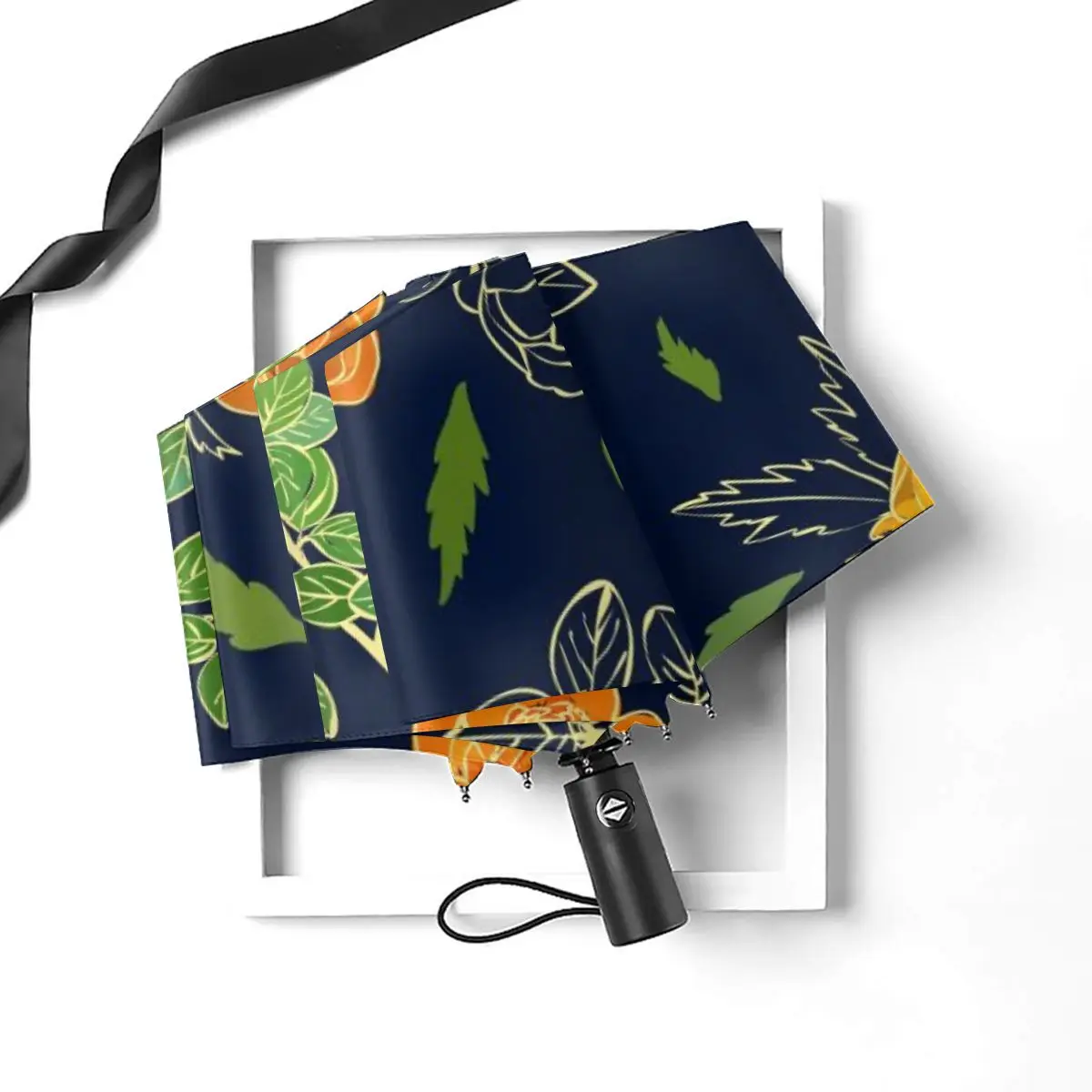 Prezzo Botanica Fiori E Foglie Antivento Automatico Pieghevole Invertito Ombrello Portatile Paraguas Per Uomo Donna