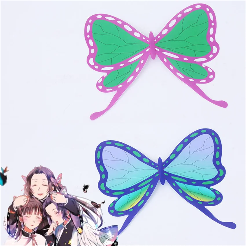 Головной убор для косплея шинобу Шпилька волос с бабочкой Takerlama рассекающий