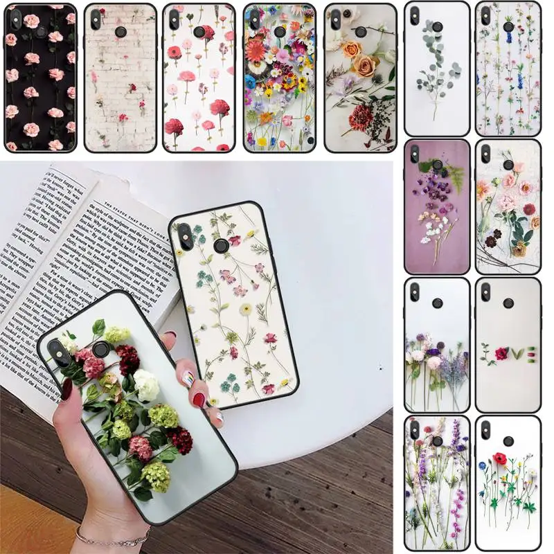 

Flower Peony Rose Phone Case For Xiaomi Redmi Note7 Pro Note8 Pro 8T Note9 9S Redmi8 8A Note10 9C