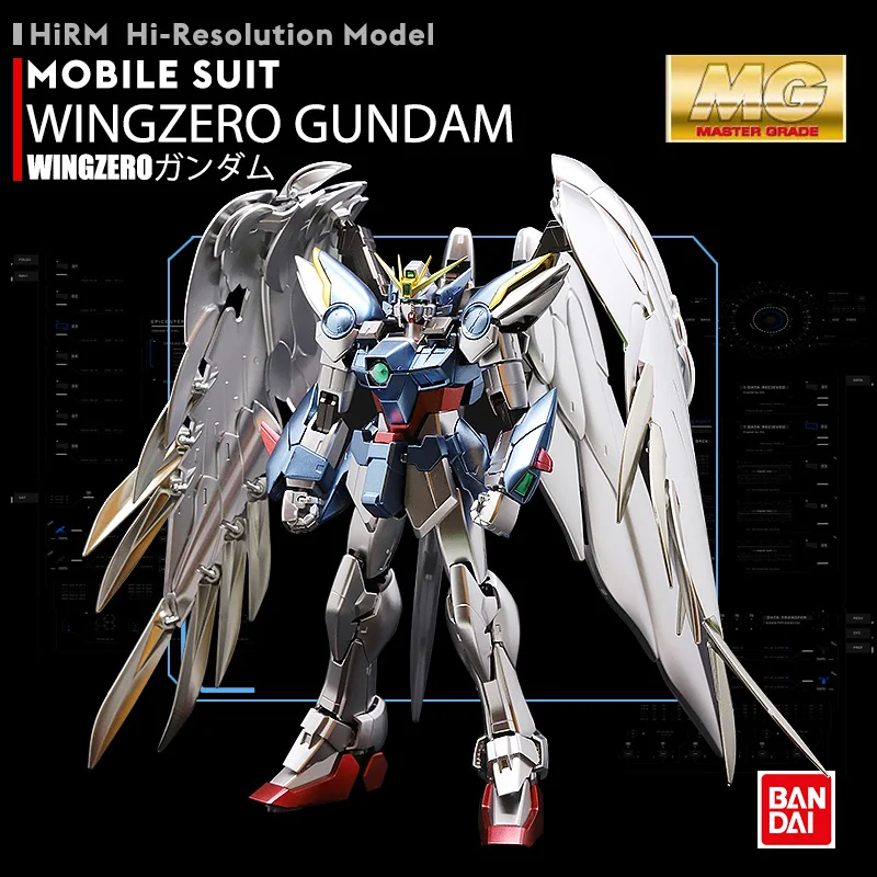 BANDAI MG 1/100 XXXG 00W0 Крыло Gundam нулевое Гальваническое металлическое покрытие цвет
