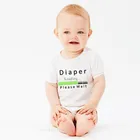 Комбинезон детский летний, на возраст 0-24 месяцев, с наклейкой