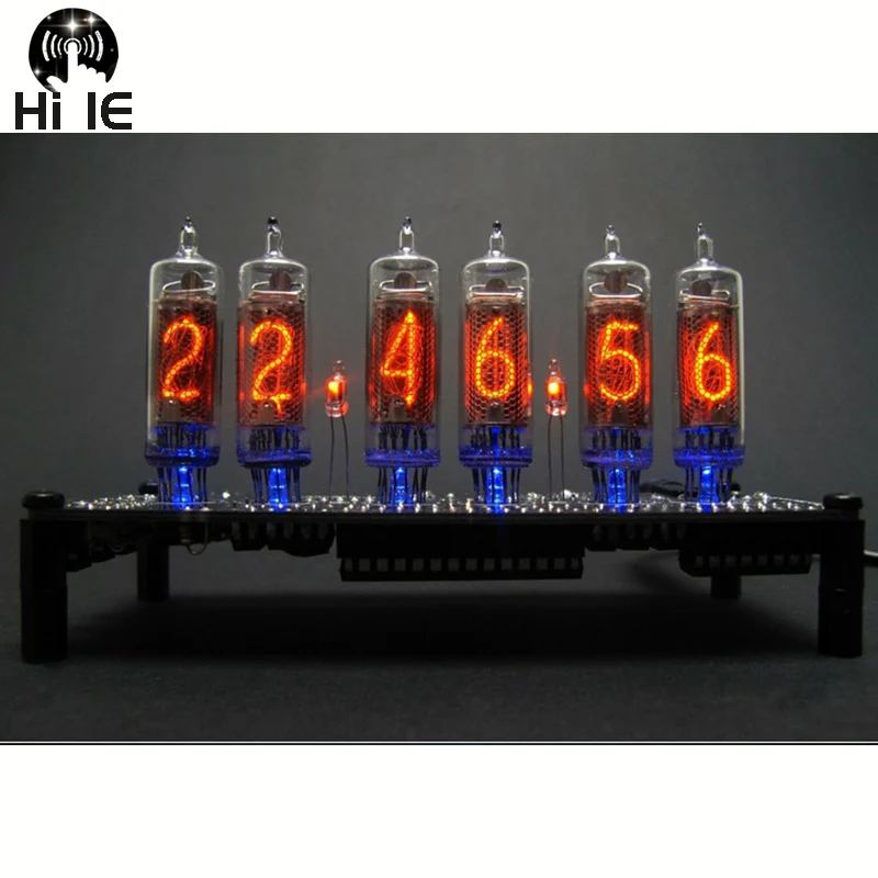 Электронные DIY IN16 Nixie трубчатые цифровые светодиодный ные часы подарок в 16