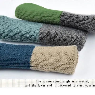 Хлопковая накладка на ногу стула защитная пол из шерсти с цветами новинка