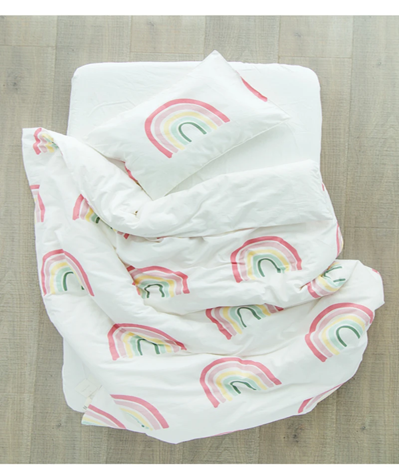 Комплект постельного белья из хлопка с принтом чехол на матрас для детской