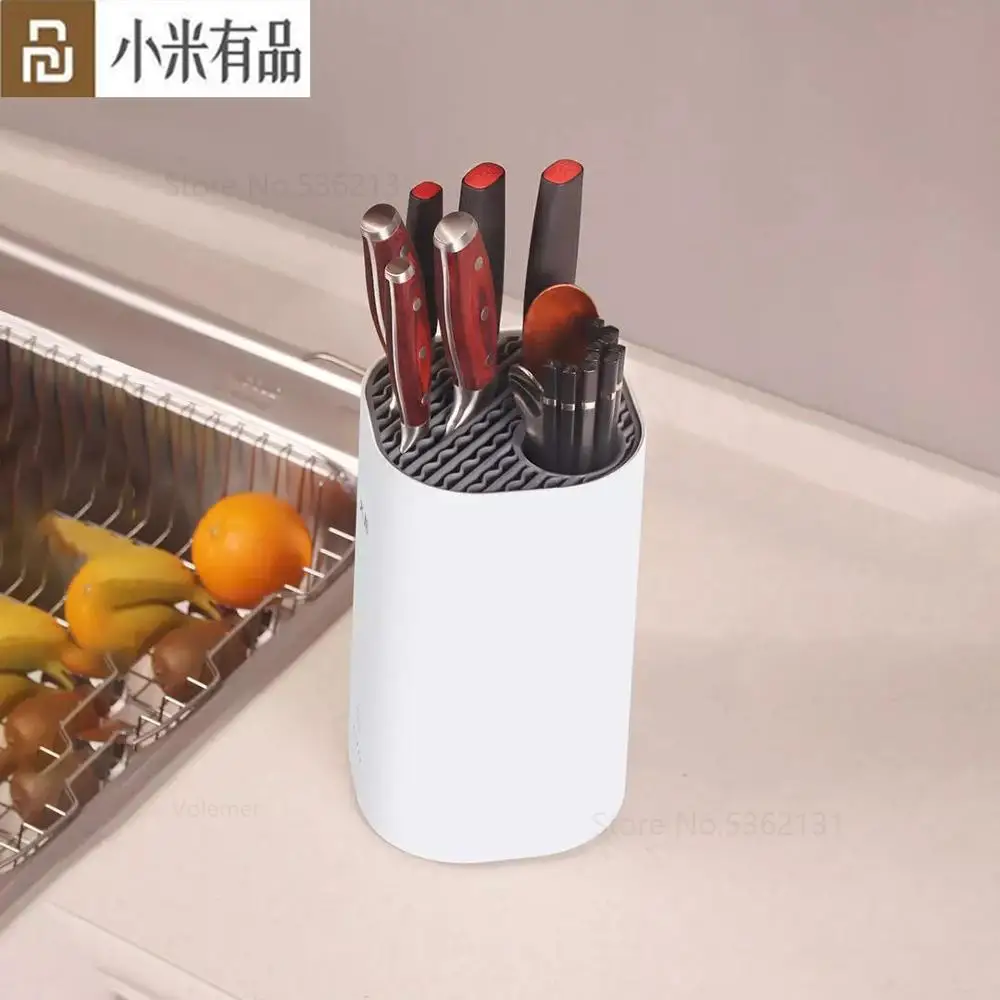 

Умная УФ-Дезинфекция палочек Youpin, держатель для ножей, автоматическая дезинфекция, стеллаж для хранения ведерка, кухонная стойка