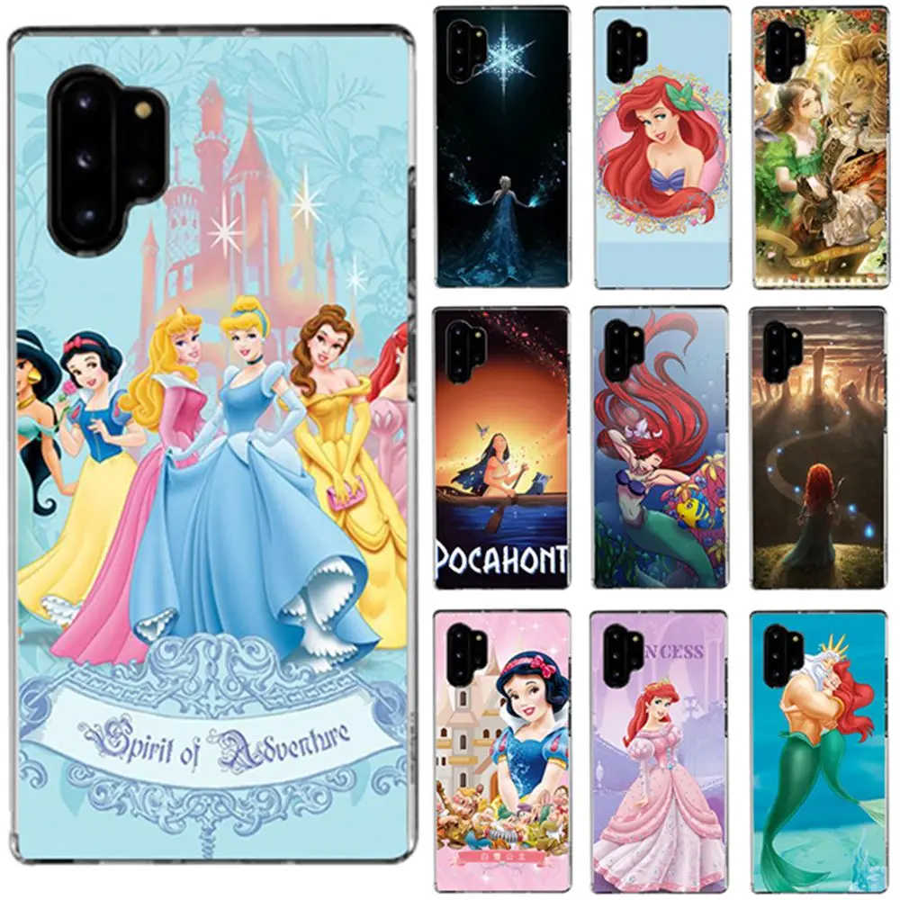Мультяшный Мягкий силиконовый чехол принцессы Белоснежки русалки из ТПУ для