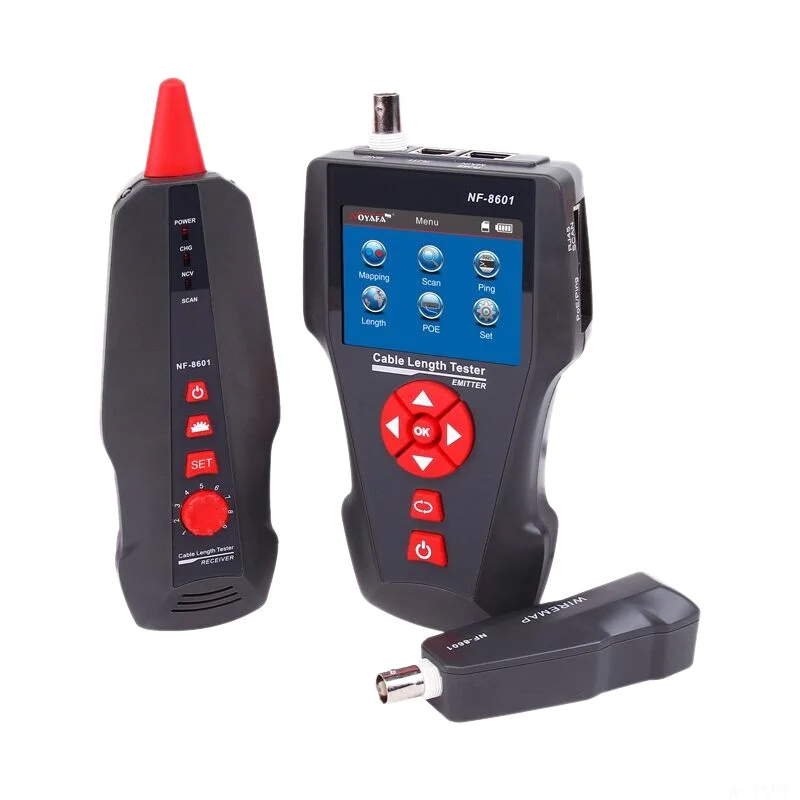 NOYAFA NF 8601 Многофункциональный тестер сетевого кабеля ЖК дисплей длины точки