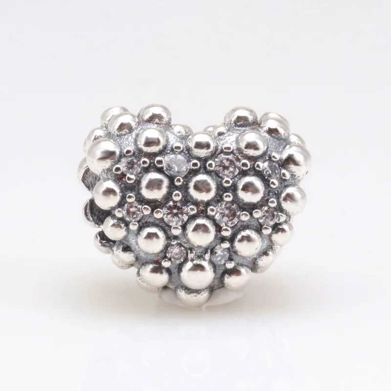 

Bewill Valentine's Day S925 Sterling Silver Bright Love Charm Fit Original Bracelets Women Jewelry Gifts