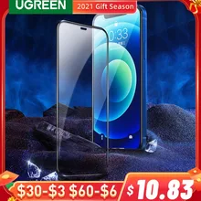 UGREEN 9D Phone Screen Protectors For iPhone 12 Pro Max Full Coverage Tempered Glass For iPhone 12 Mini Diamond Protective Glass