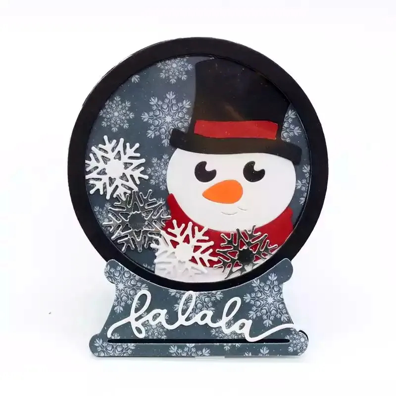HuiXiangSnow Глобус шейкер металлические режущие штампы трафареты для DIY