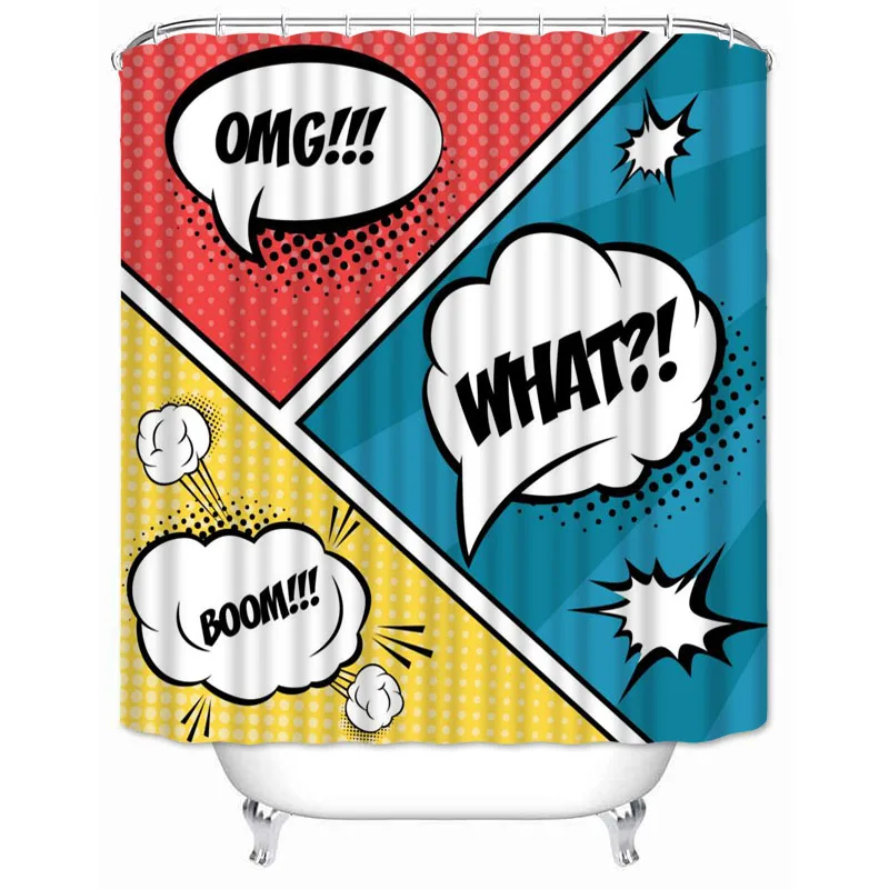 Водонепроницаемая занавеска для душа из полиэстера | Дом и сад