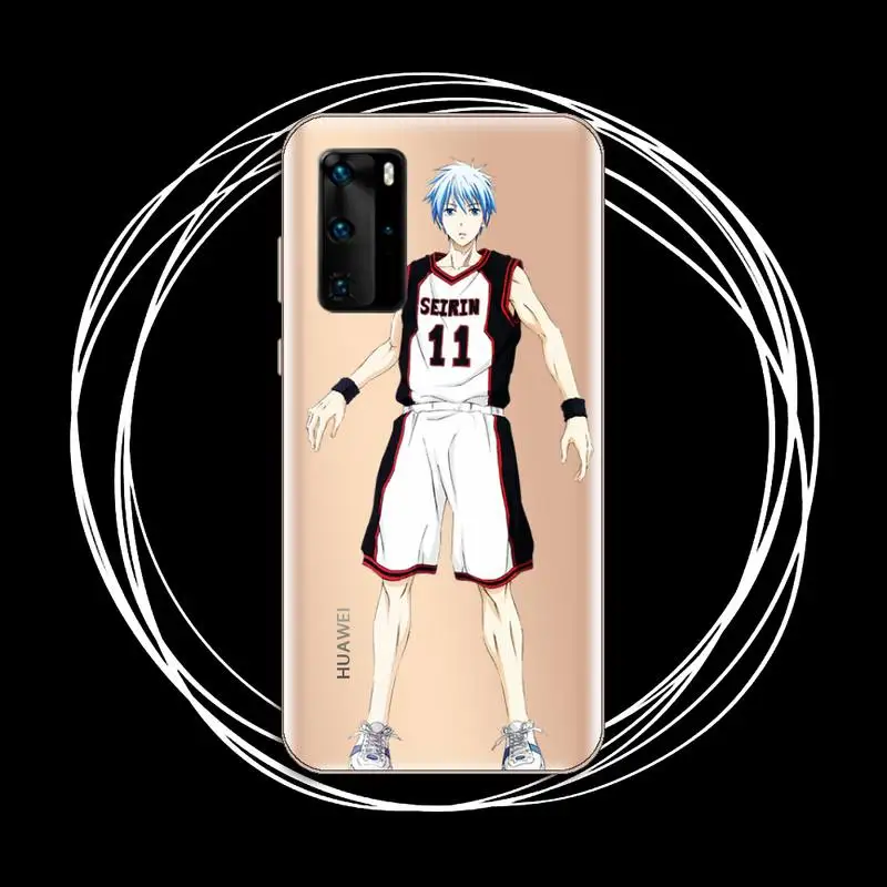 

Kuroko No Basket Phone Case Transparent for Huawei P20 P30 P40 honor 8 10i P smart 2019 Samsung A71 A21S S10 20 plus