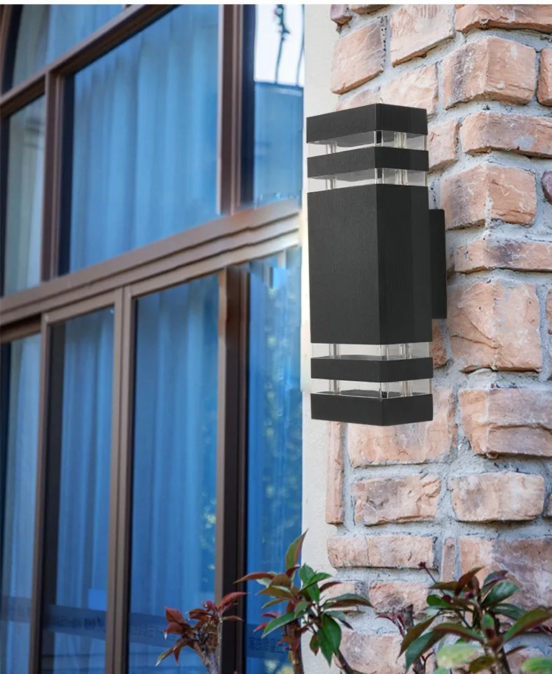 Комнатный и уличный водонепроницаемый IP54 двойной вверх вниз настенный