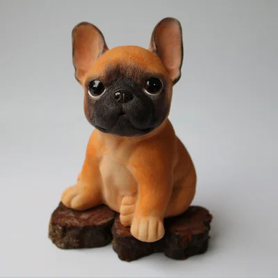Статуя Оптовая Продажа с завода французский бульдог настольное украшение для
