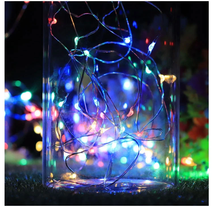 Светодиодный затвор для бутылки вина с солнечной энергией цветная лампа