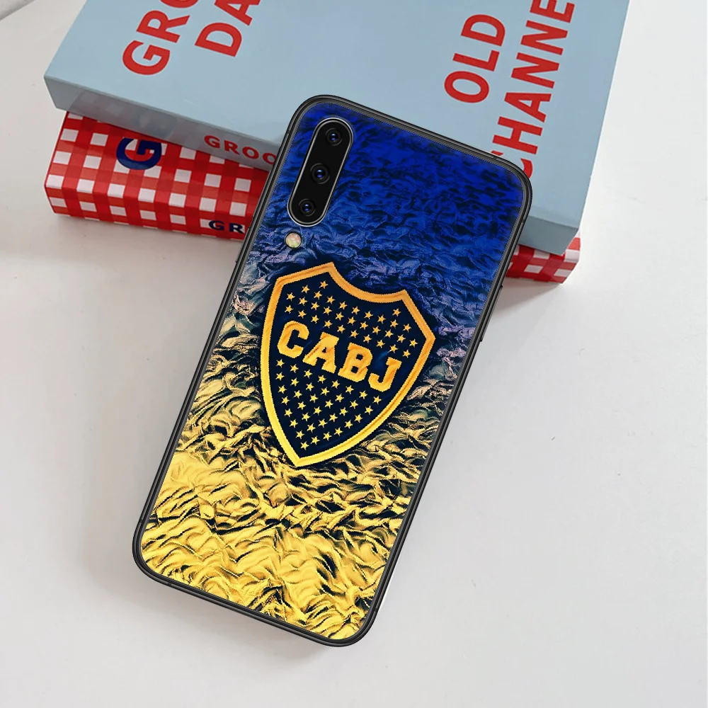 

Boca Juniors Soccer Football Phone Case For Samsung Galaxy A 3 5 7 8 10 20 20E 21S 30 30S 40 50 51 70 71 black Back Silicone