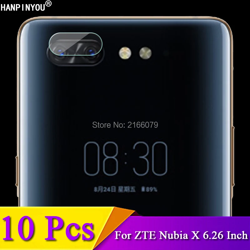 10 шт./лот для ZTE Nubia X NX616J 6,26 дюйма, защитная крышка для объектива задней камеры, мягкая защитная пленка из закаленного стекла, защитный экран