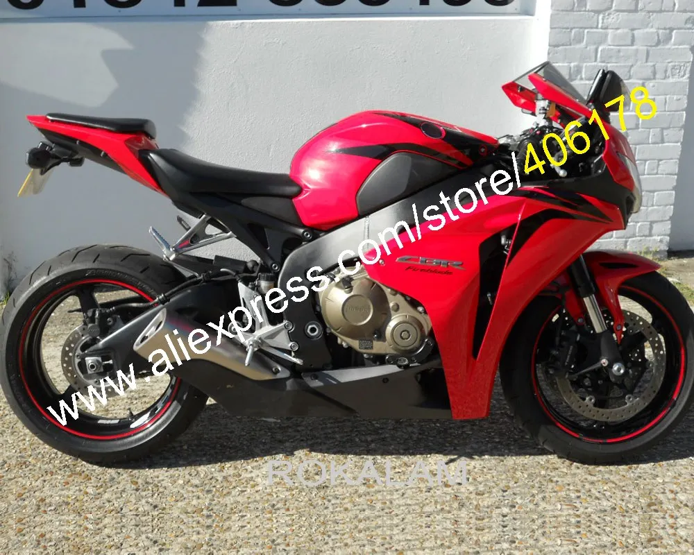 08 09 10 11 CBR для Honda CBR1000RR Fireblade 2008 2009 2010 2011 красный обтекатель мотоцикла 1000RR (литьё под