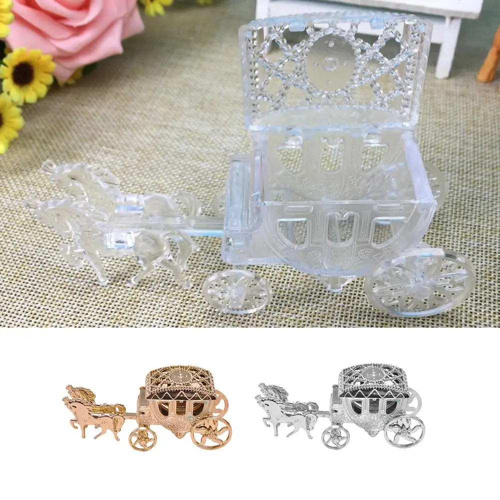 

1pcs Carriage Shape Cute Candy Chocolate Box Baby Shower Birthday Wedding Party Favor Gifts Event & Party Supplies