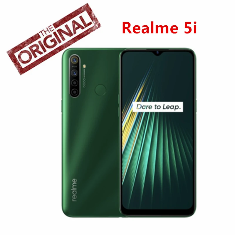 Глобальная версия realme 5i 4 Гб RAM 64 ГБ ROM мобильный телефон Snapdragon 665 AIE 12MP Quad Camera 6 5