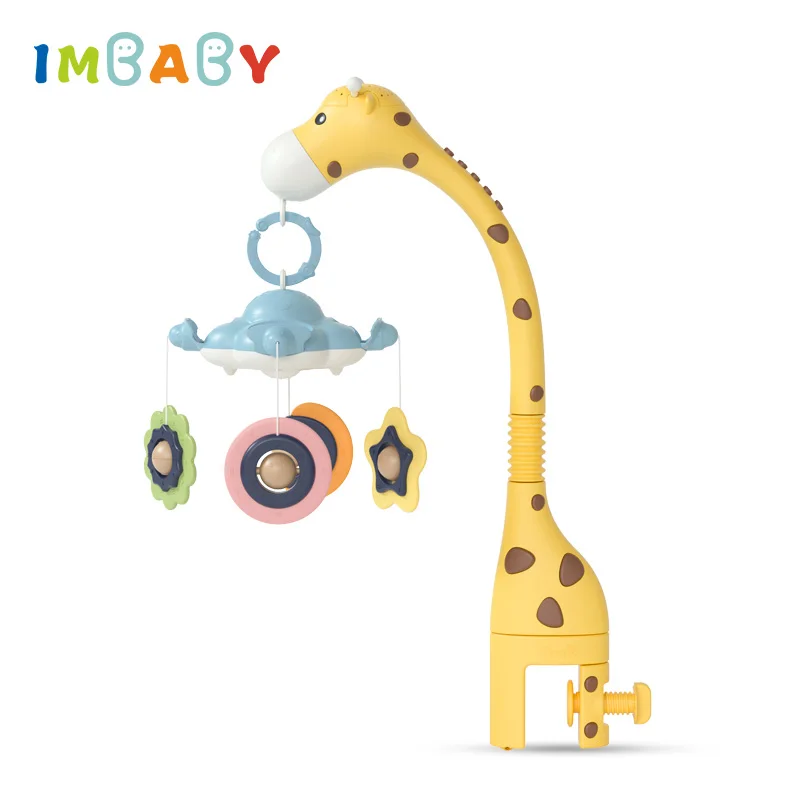 Подвижная игрушка-держатель для детской музыкальной шкатулки IMBABY погремушки в