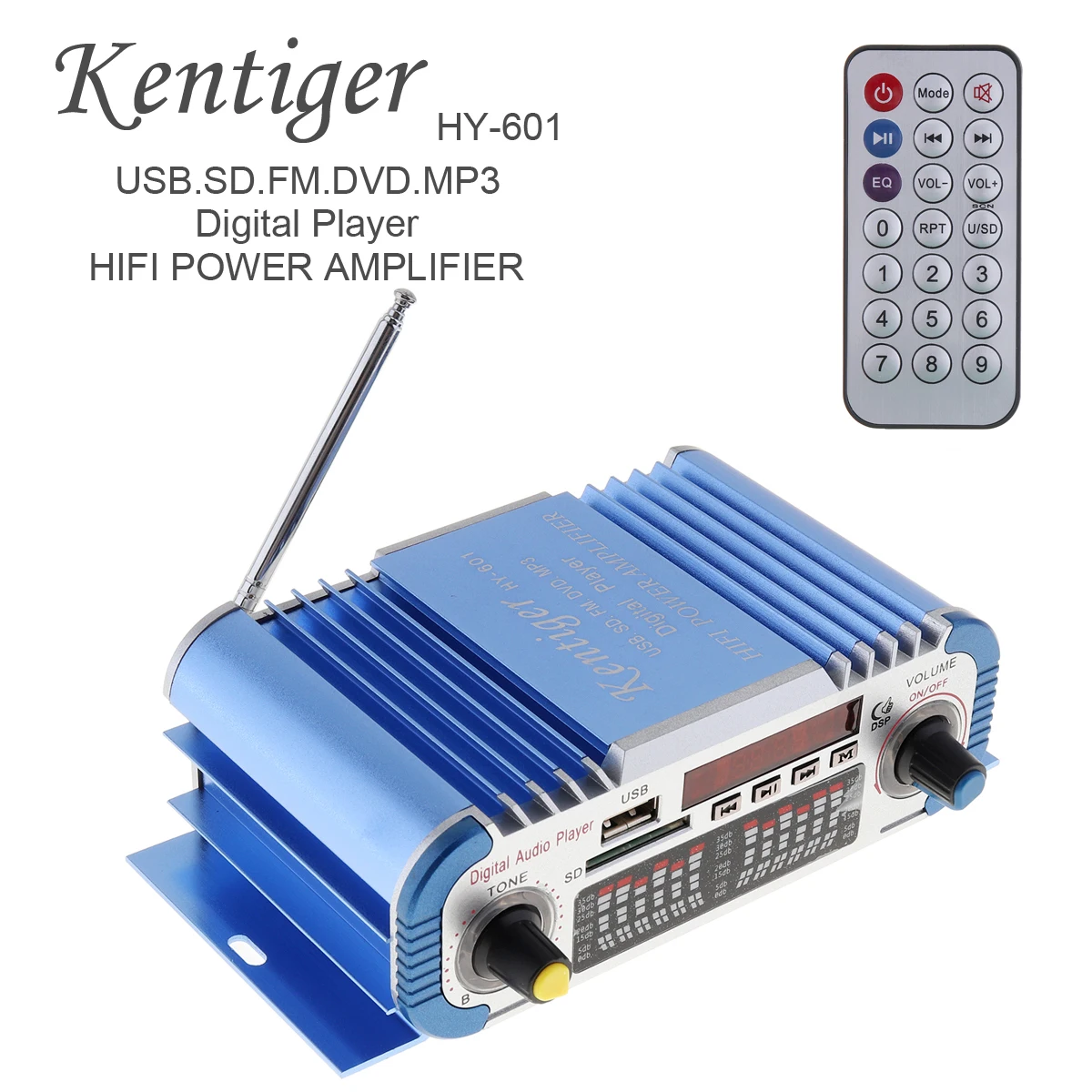 HY601 2 канала Hi-Fi мини цифровой Мотоцикл Авто Стерео усилитель мощности режим звука