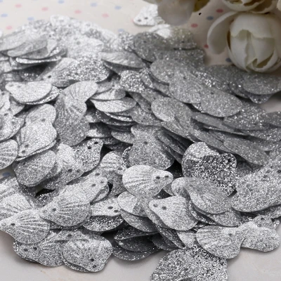 13mm Glitter Silver Блестки 3-30 мм Серебряные Блестящие Блестки плоские круглые чашки пвх свободные Блестки блестка DIY ремесло шитье Женская одежда Аксессуары 20 г - Цвет: 13mm Glitter Silver