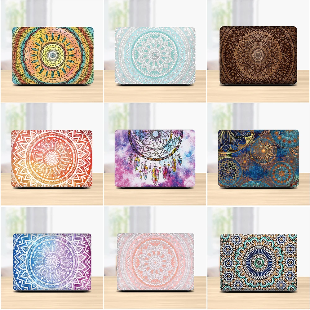 2020 Новый Мандала шаблон Ноутбук Жесткий чехол для Apple Macbook Air Pro Retina Touch бар M1 11 12 13 15