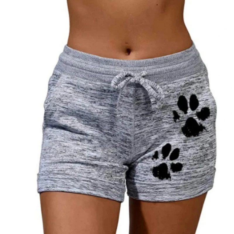 

Спортивные шорты, женские модные эластичные летние шорты для фитнеса с принтом, женские спортивные шорты для занятий йогой, 2021