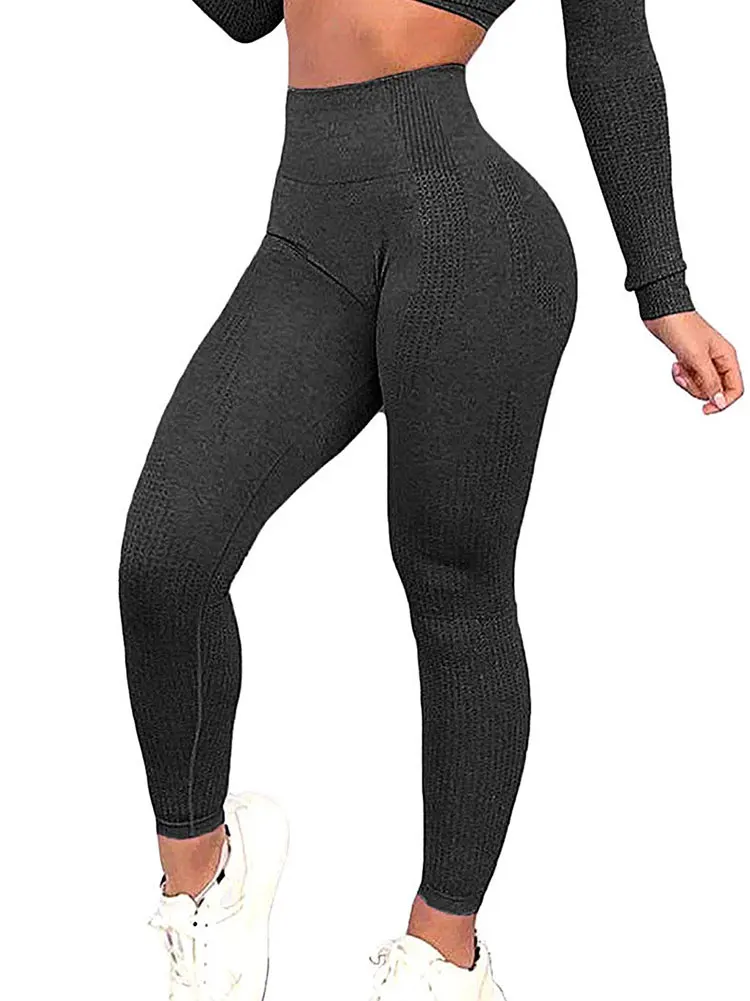 

JGS1996 Women Seamless Yoga Pants Sports Running Gym Fitness Leggings Workout Stretchy Athletic Gym Compression Tights Pants