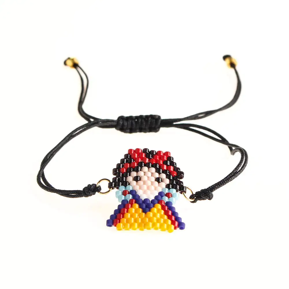 Go2boho Delica MIYUKI браслет для женщин маленькая принцесса Pulseras Mujer Ювелирные изделия Детские Мультяшные браслеты сказка ручной работы