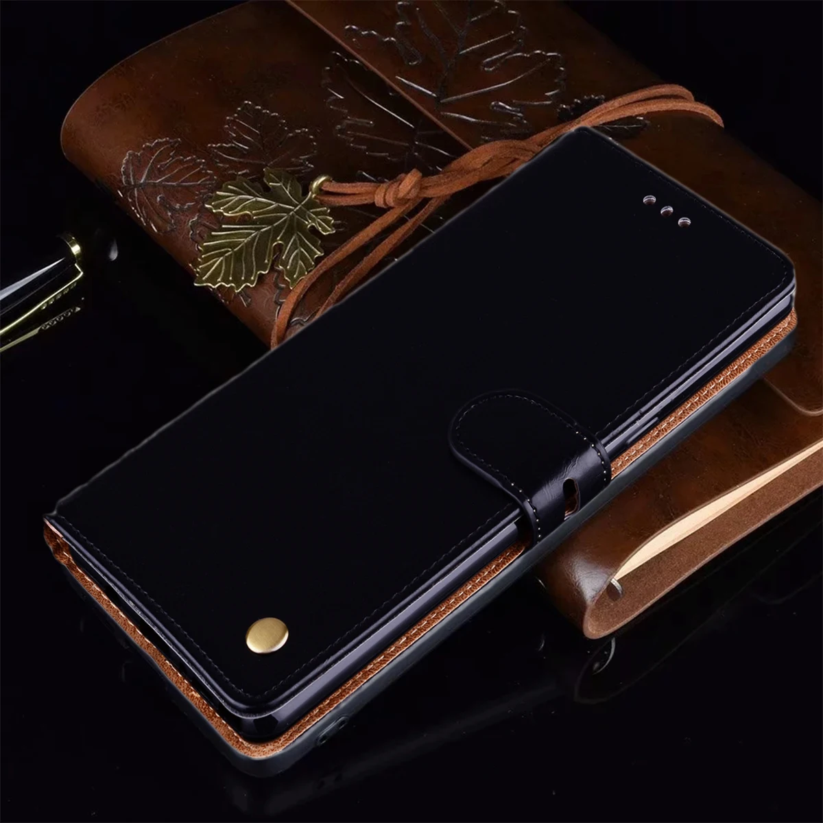 Винтажный кожаный чехол-книжка для Honor 9A 9C 9S 9X чехол телефона Huawei P40 Lite E P30 Pro Y6P Y5P P