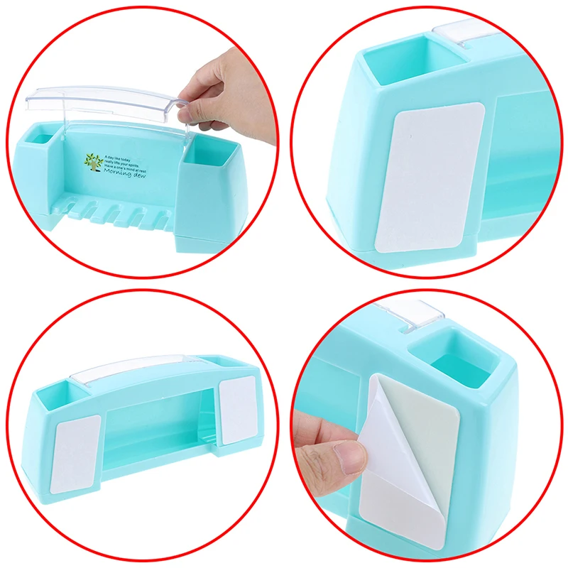 1 шт. держатель зубной щетки настенный присоска крючки storeage коробка инструменты