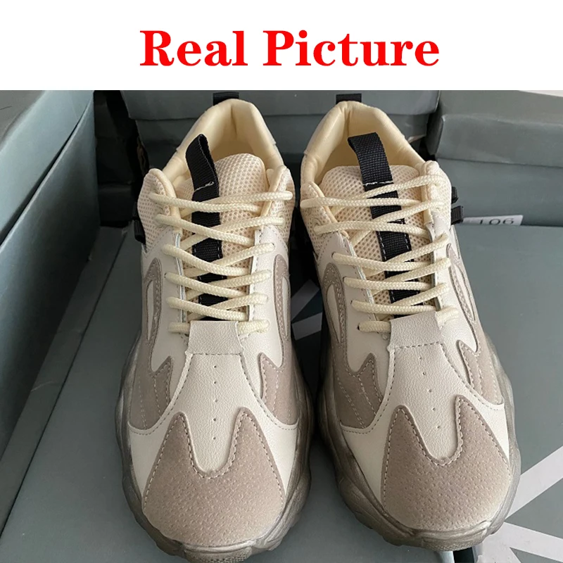 Женские зимние массивные кроссовки Повседневная обувь черного цвета на