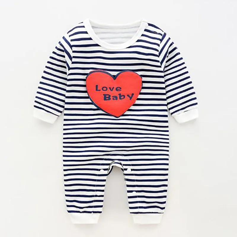 

ZWF669 Baby Rompers Long Sleeve Cotton Linen Printing Pattern Newborn Baby Girl Clothes Baby Boy One Piece Outfit Infant Rompers