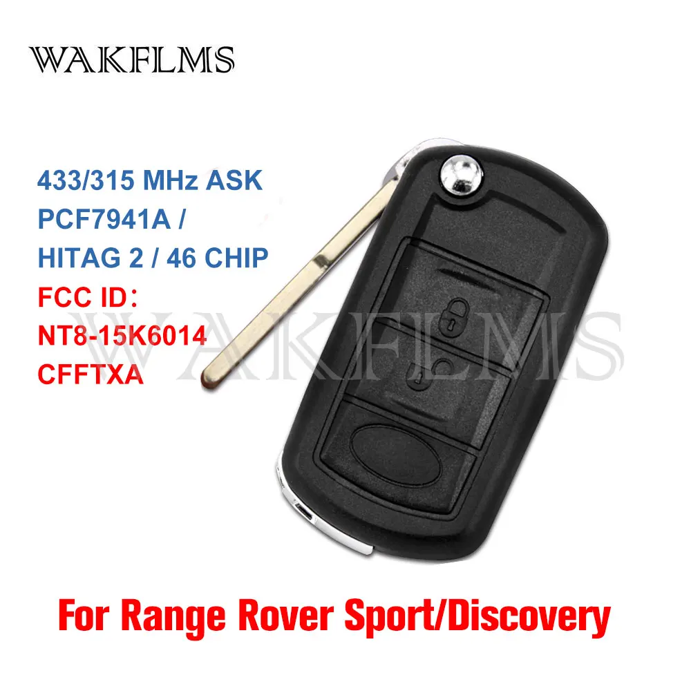 Сменный аккумулятор для Land Rover LR3 Range Sport Discovery 3 433 или 315 ID46 Flip дистанционный