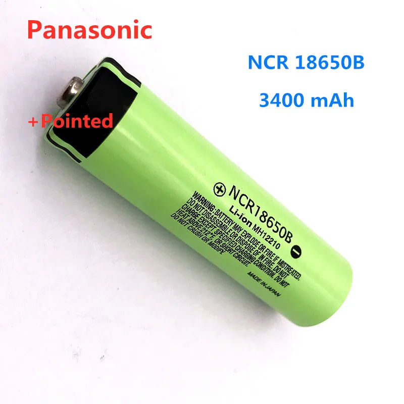 100% Brand New 18650 Battery 3.7V 3400mAh NCR18650B Rechargeable Lithium Battery for Flashlights with Special Battery and Tip image 4