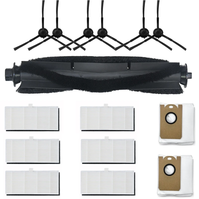 

For Xiaomi Lydsto R1 Vacuum Cleaner Accessories,Main Brush Roller Side Brush Hepa Filter Dust Bags Vacuum Cleaner Parts