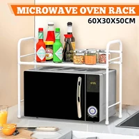 microwave rack white metal storage rack kitchen tableware microwave oven stand bath shelf home kitchen shelf organizer holder