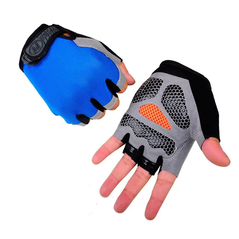 Перчатки для велоспорта дышащие Нескользящие с открытыми пальцами