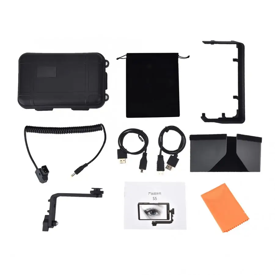 

Bestview S5 5.5inch 4K HDMI Monitor Full HD On-Camera Field Video Monitor for Canon Nikon DSLR Camera GH5 GH4 Sony A7S FS7 BMPCC