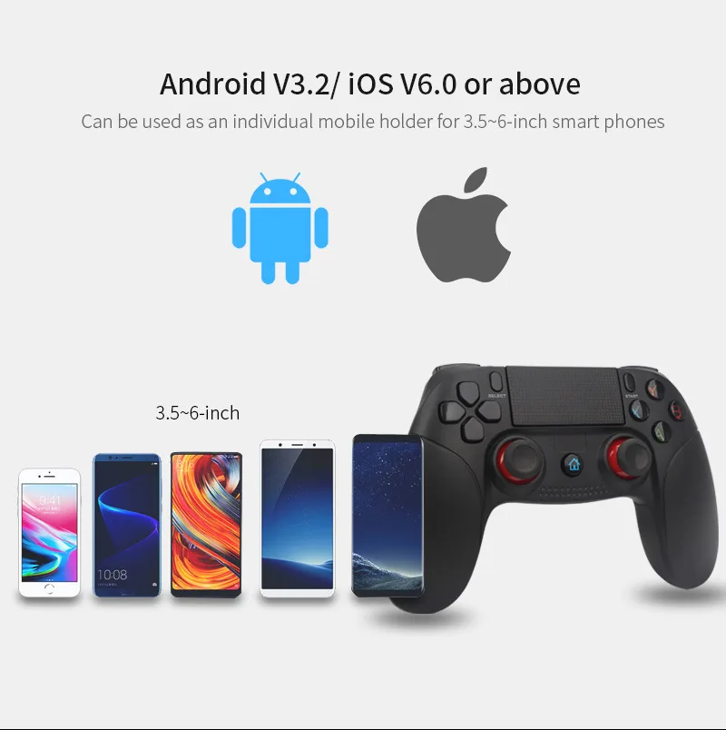 Беспроводной джойстик для смартфона геймпад Android Управление Bluetooth IOS и ПК Смарт ТВ