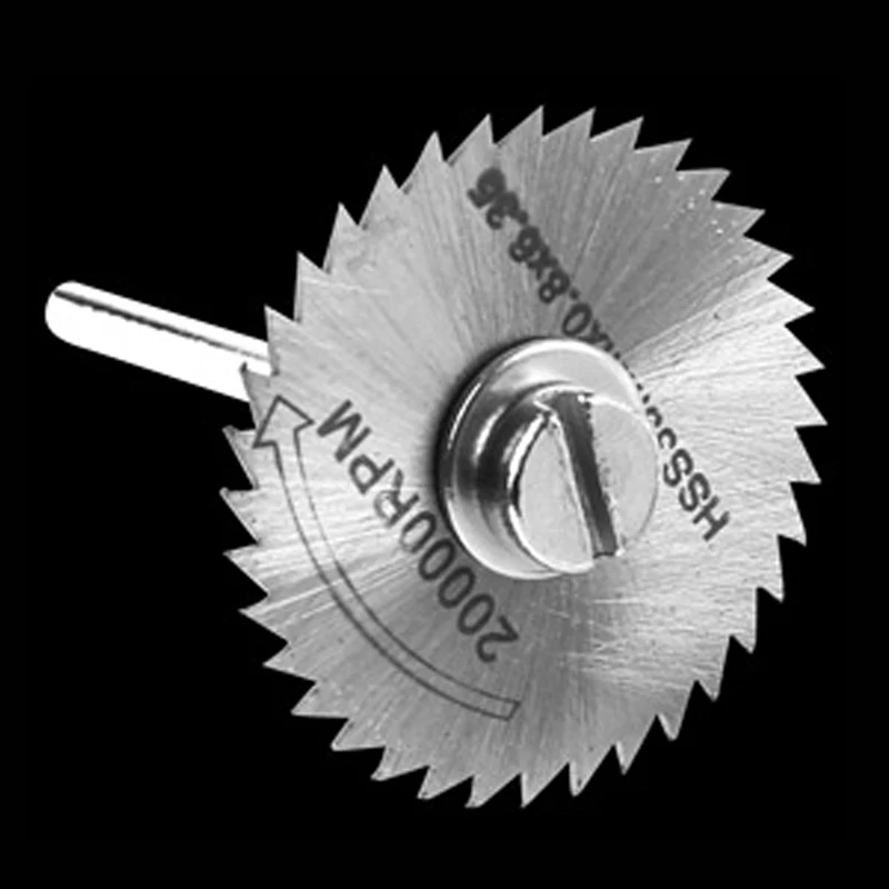 

6PCS HSS Saw Disc Set Mini Drill Rotary Tool Cutting Wood Plastic Blade Cutter