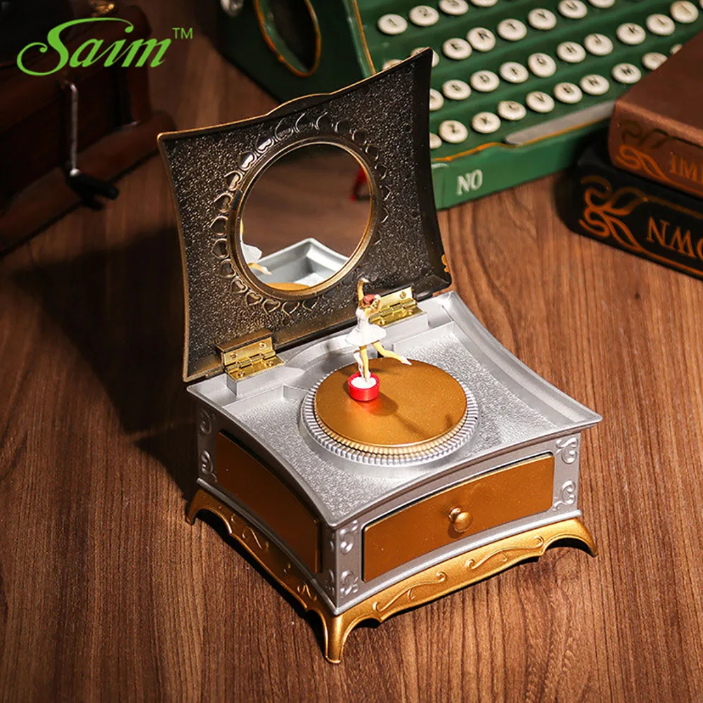 Шкатулка музыкальная Saim JJ50625 для милых танцующих девушек креативный туалетный