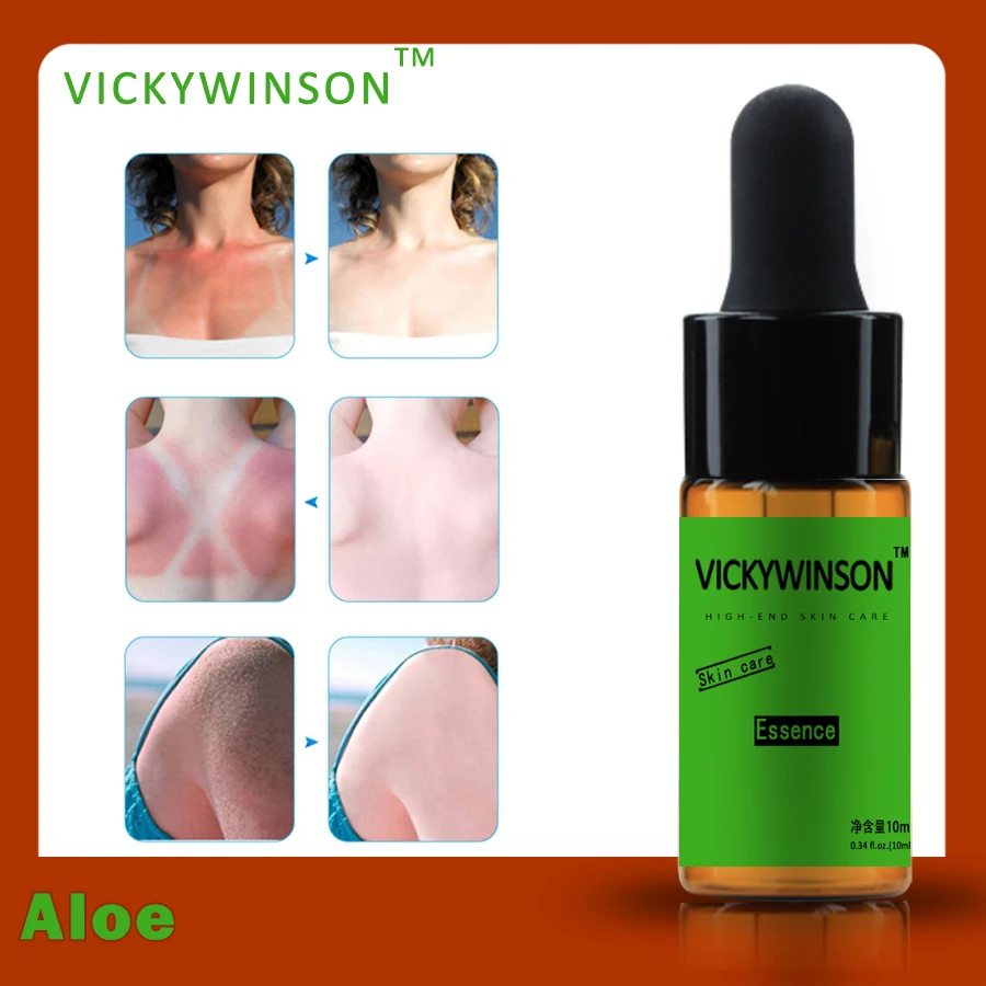 

Aloe essence 10ml Face Serum Aloe Facial Pore Shrinking Repair Moisturizing Products Lotion Skincare Anti-Aging Oil-control