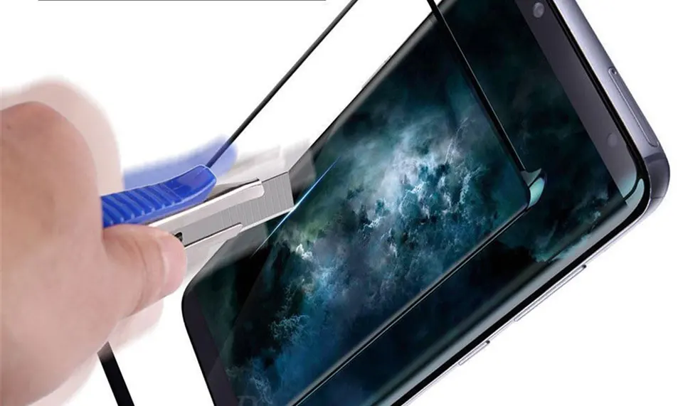 VBNBV 3D полностью изогнутое закаленное стекло для samsung Galaxy S10 S9 S8 Plus Защита экрана для samsung Note 9 8 S10E защитная пленка