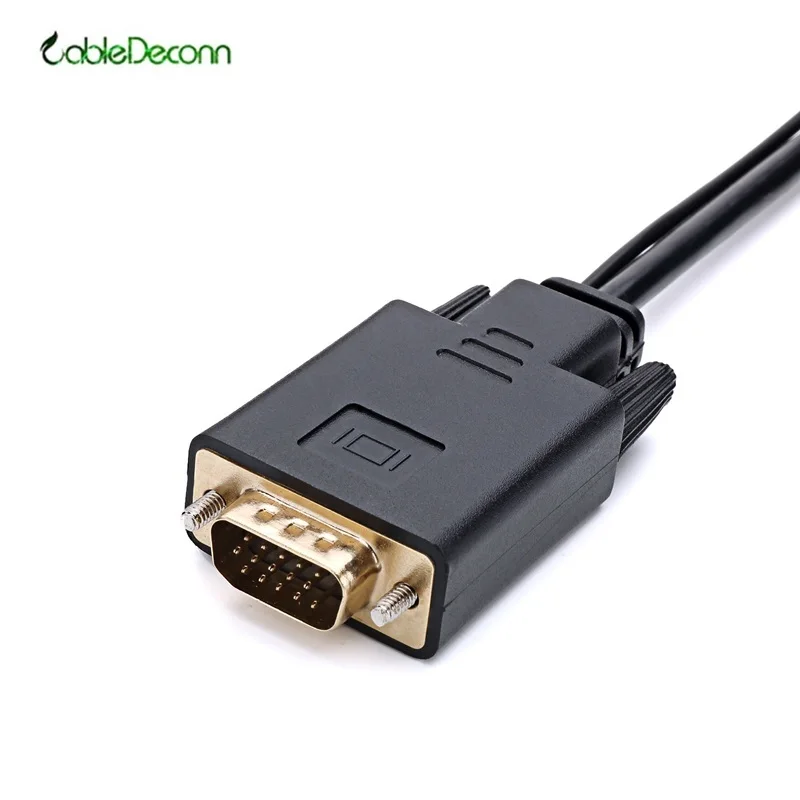 Кабель VGA к DVI 24 + 1 папа-папа для компьютера подключенный ТВ-кабель-удлинитель