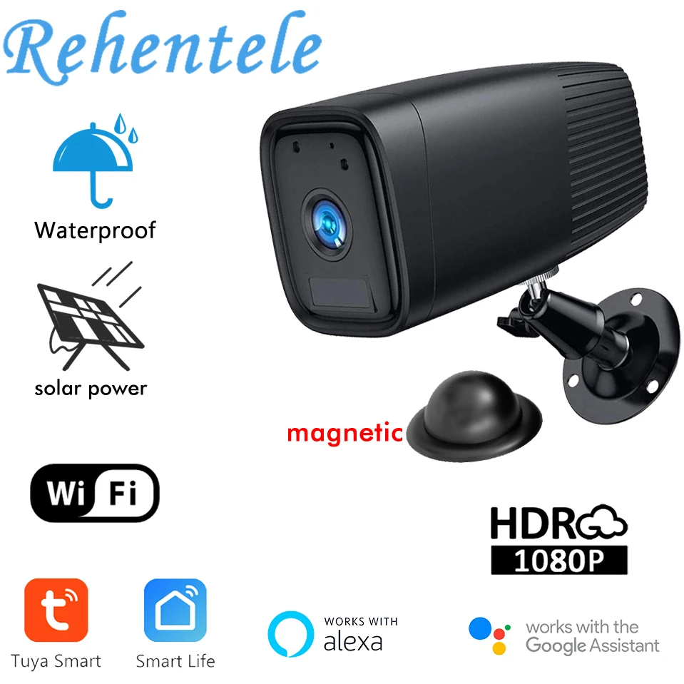 Внешняя водонепроницаемая Wi Fi камера Tuya Smart Life IP65 с двухсторонним аудио и
